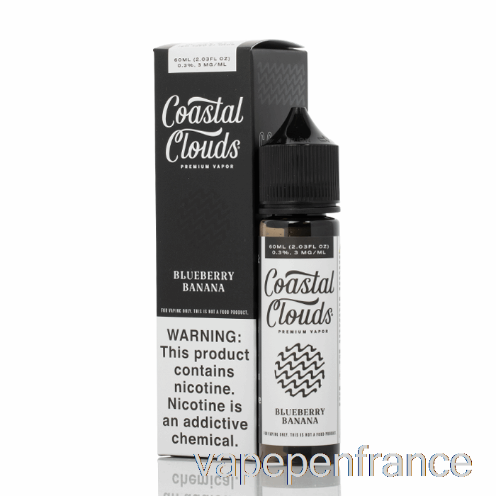 Banane Myrtille - Nuages ​​côtiers Co. - Stylo Vape 60 Ml 6 Mg